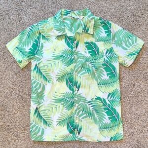 J&J palm tropical shirt sz12/large